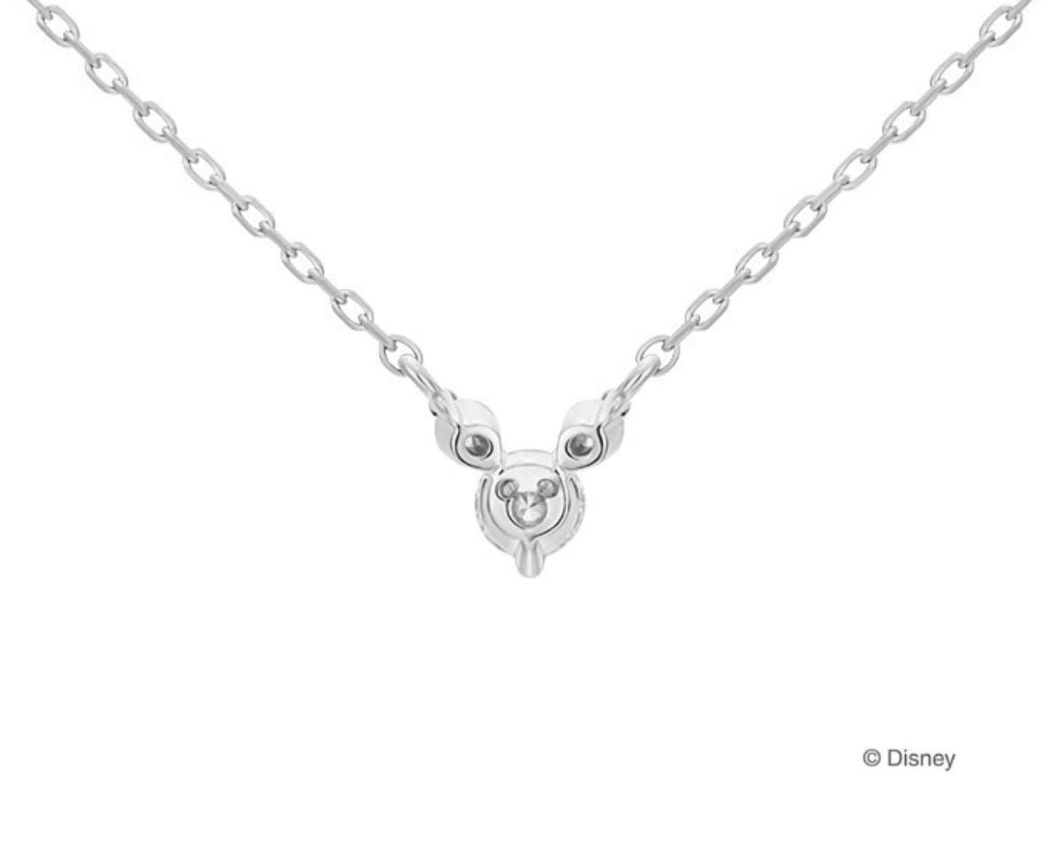 Mickey Mouse -Three Diamonds- Necklace
