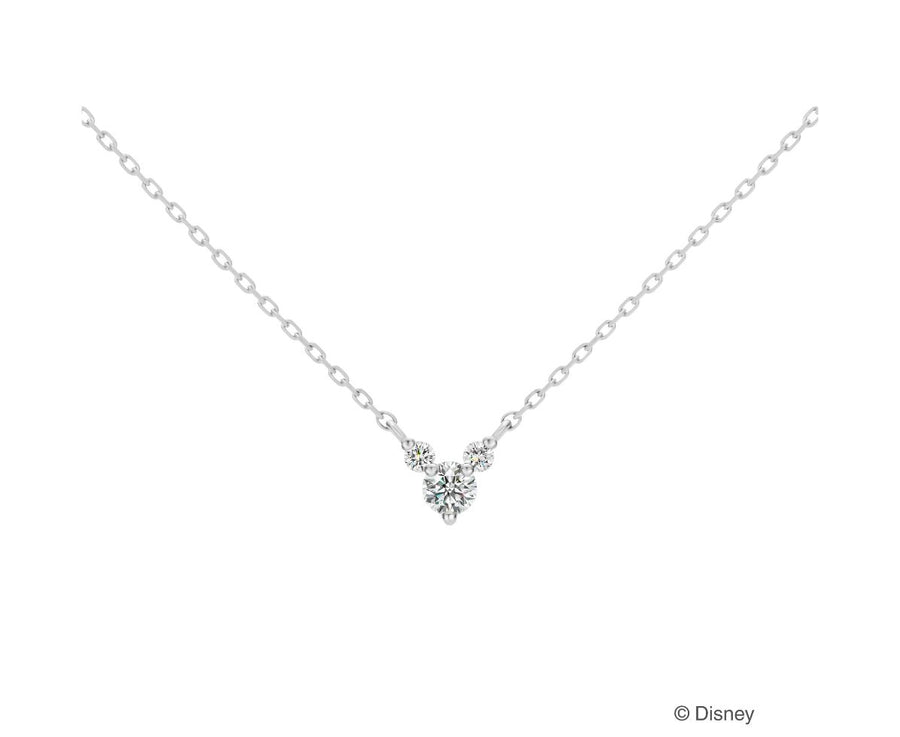 Mickey Mouse -Three Diamonds- Necklace