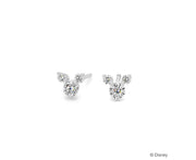 Mickey Mouse -Three Diamonds- Earrings