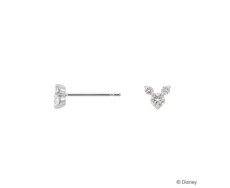 Mickey Mouse -Three Diamonds- Earrings